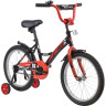 Детский велосипед NOVATRACK STRIKE 18” черный-красный 183STRIKE.BKR20